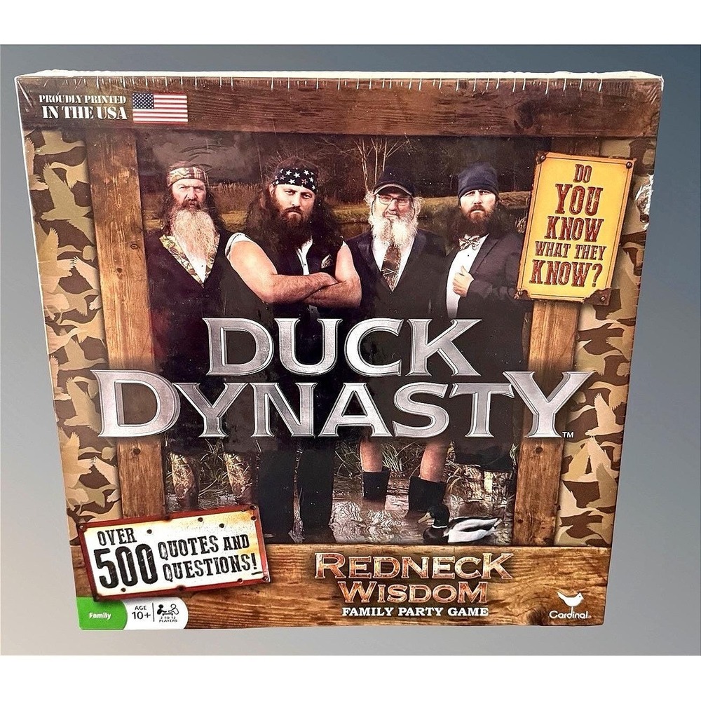 Duck Dynasty Redneck Wisdom Family Party Game Cardinal 80301 New Sealed 2013